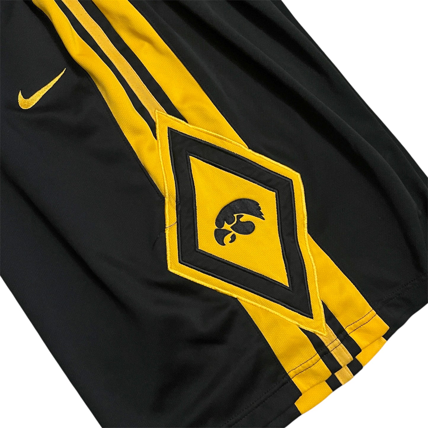 Team Issued Iowa Hawkeyes Basketball 2010/11 #3 Game Shorts - 38/S
