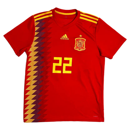 Isco 2018 Spain National Team World Cup Home Jersey - M