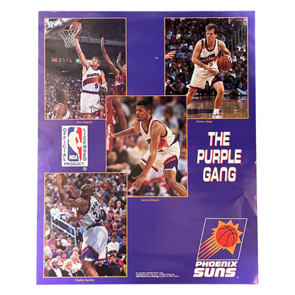 Vintage Phoenix Suns The Purple Gang NBA 16x20 Poster