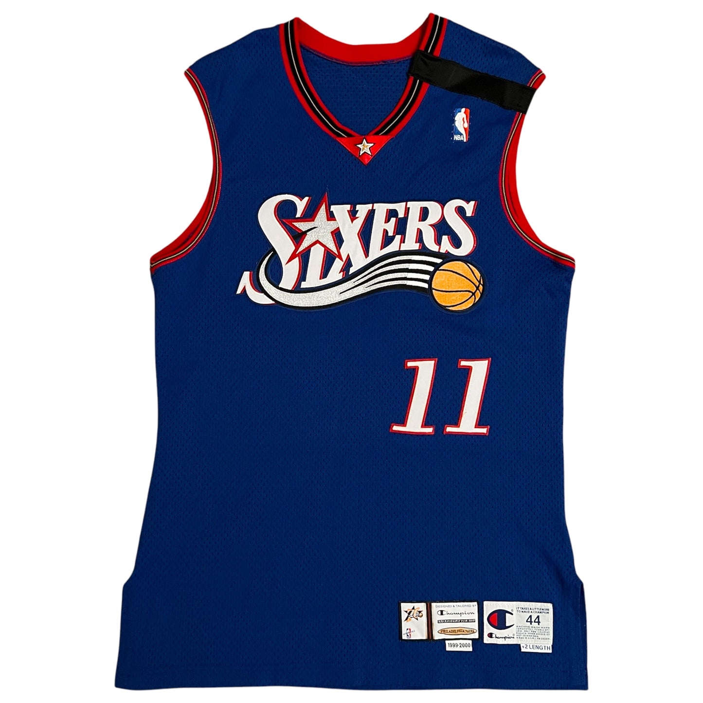 Team Issued Philadelphia 76ers Ira Bowman 1999-00 Game Jersey - 44