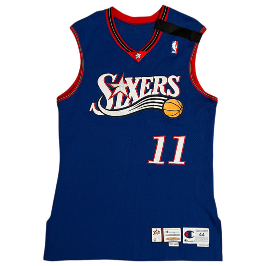 Team Issued Philadelphia 76ers Ira Bowman 1999-00 Game Jersey - 44