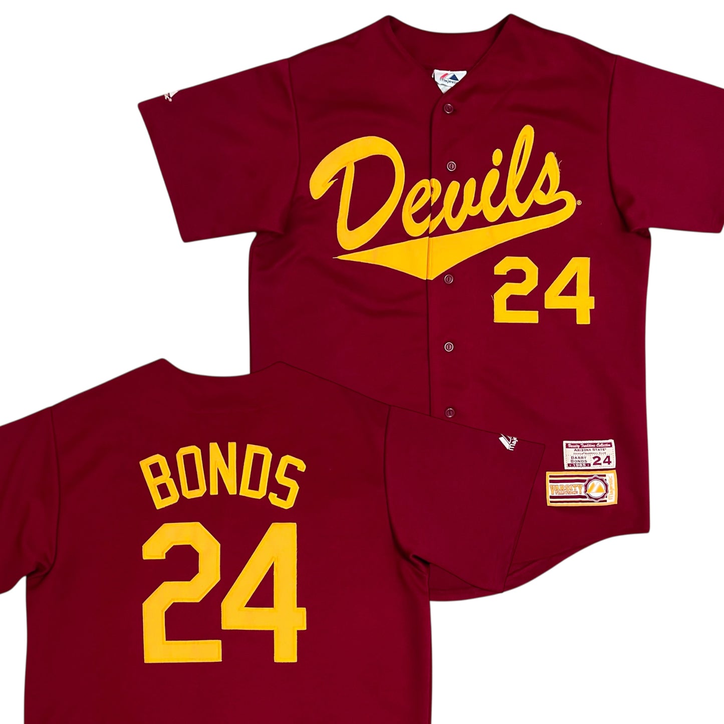 Barry Bonds Arizona State Sun Devils Retro Jersey - M