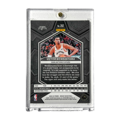 Victor Wembanyama San Antonio Spurs Panini Mosaic RC