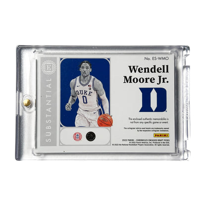 Wendell Moore Jr. Duke University 2022 Substantial Swatches /99