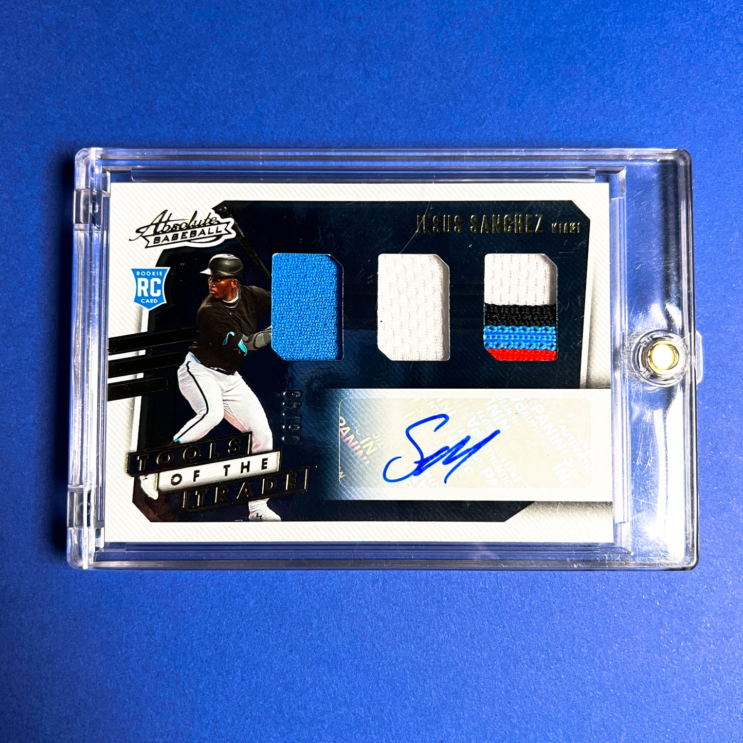 Jesus Sanchez 2021 Panini Absolute Baseball /49 Auto RC