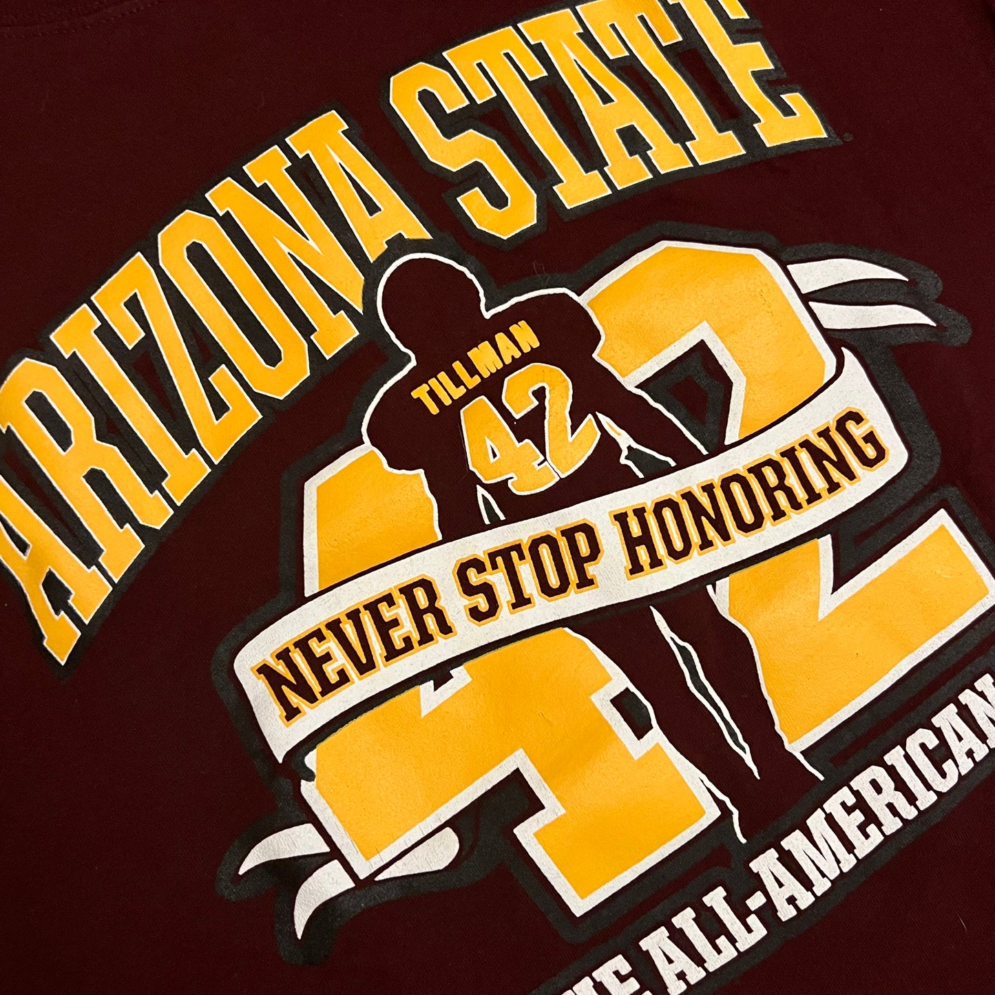 Pat Tillman Arizona State Hero Shirt - S