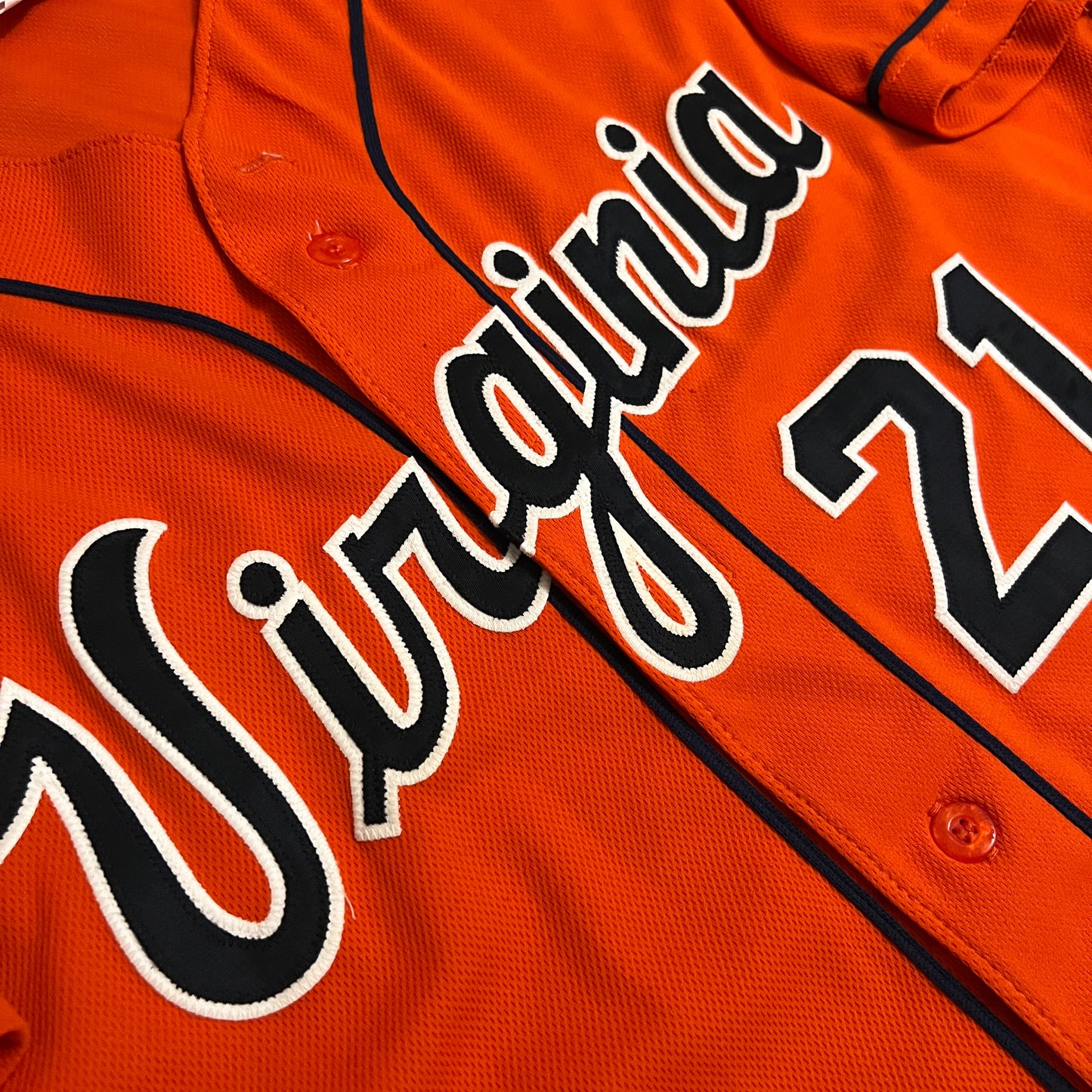 Team Issued 2010 Virginia Cavaliers Authentic Jersey - 46