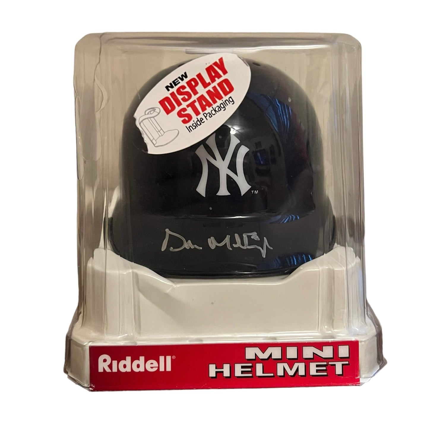 Autographed Don Mattingly New York Yankees Mini Helmet with COA