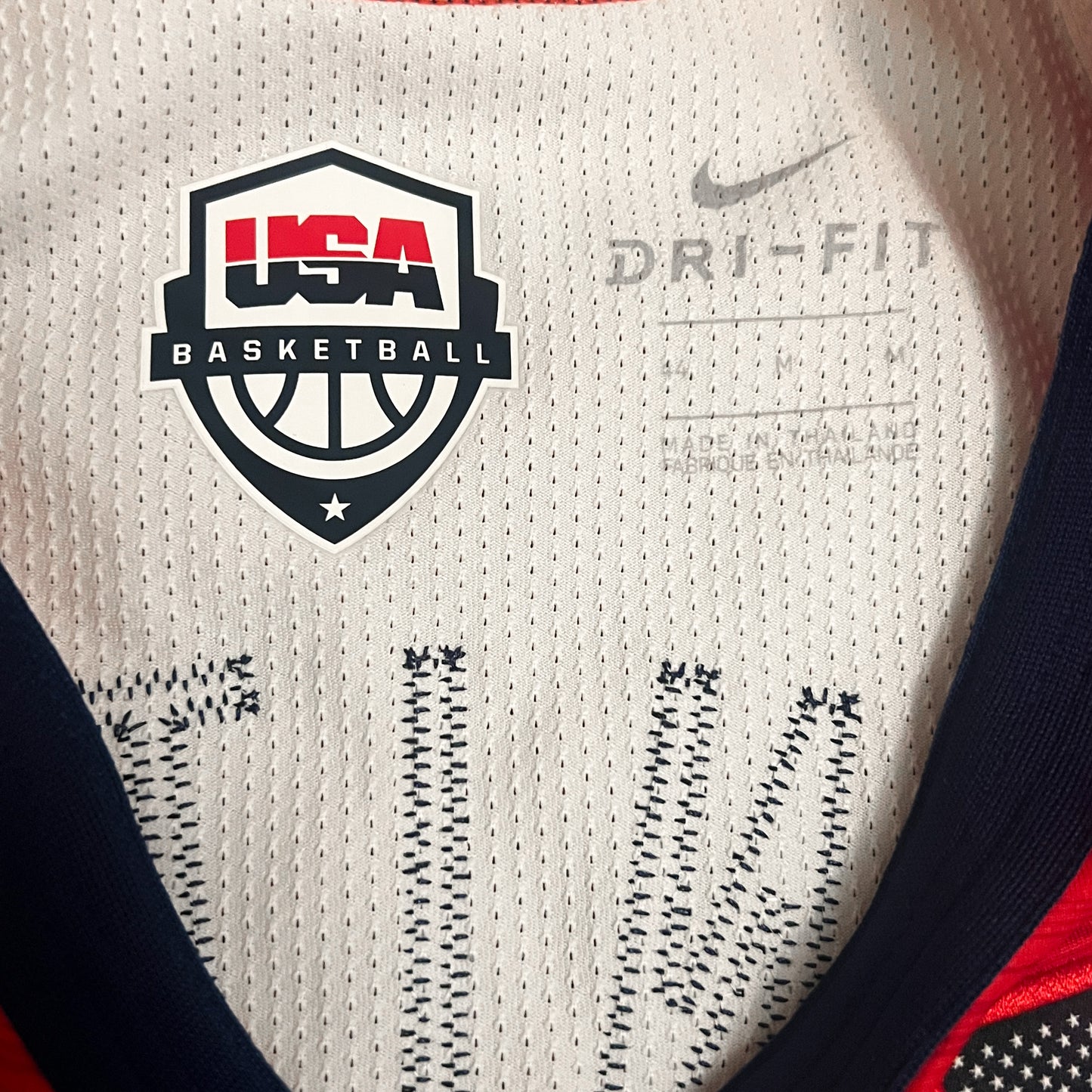 Authentic 2020 Team USA Basketball Olympics Jersey - 44/M