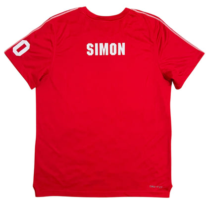 Ohio State Buckeyes 2025 NFL Pro Day #0 Cody Simon Issued Shirt - L