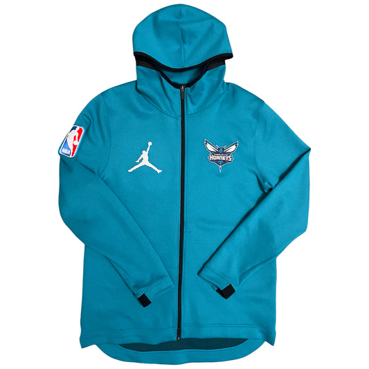 Authentic Charlotte Hornets Teal NBA Showtime Performance Hoodie - L