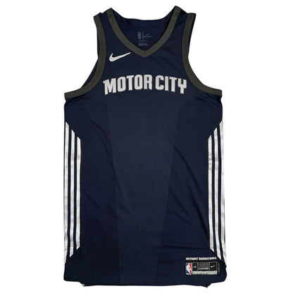 2017/18 Team Issued Detroit Pistons Motor City Edition Jersey - 48/L