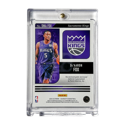 De’Aaron Fox Sacramento Kings 24-25 Panini Dual Materials Relic