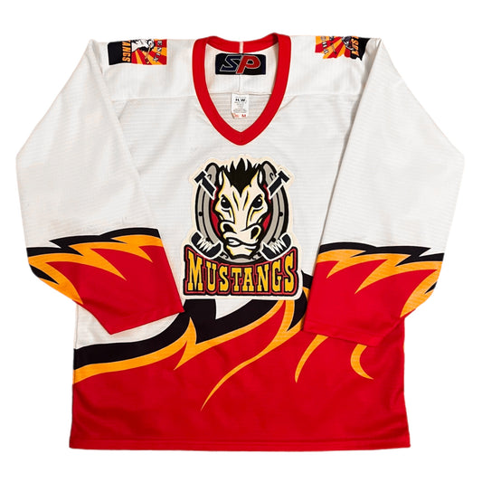 Vintage Phoenix Mustangs WCHL Minor League Hockey Jersey - M