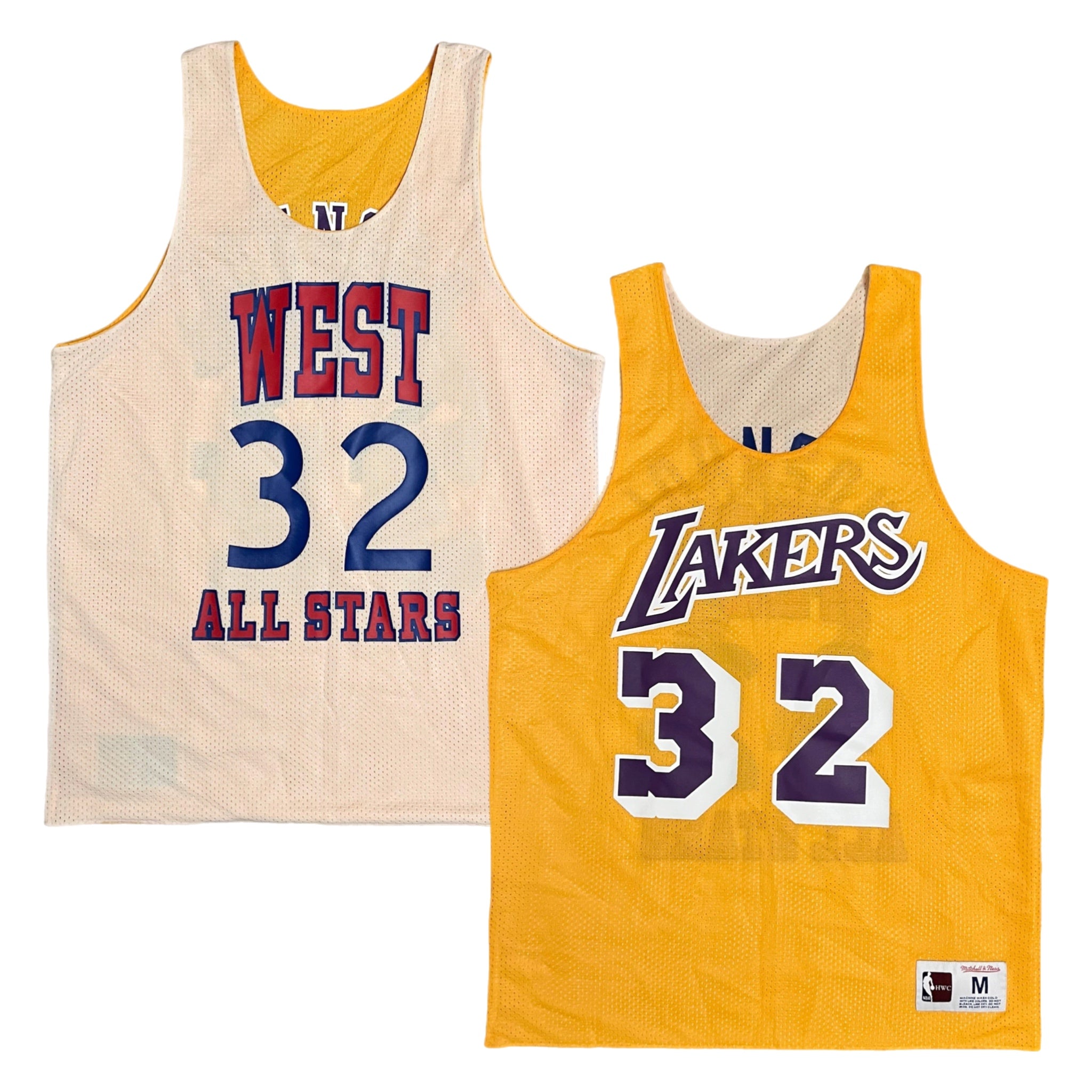 Brand New Mitchell & Ness Magic Johnson high quality NBA All Stars Reversible Mesh Jersey, M