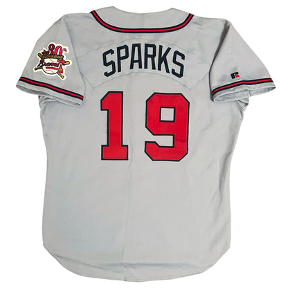 Vintage Team Issued Atlanta Braves 30th Annivesary Jersey - 46