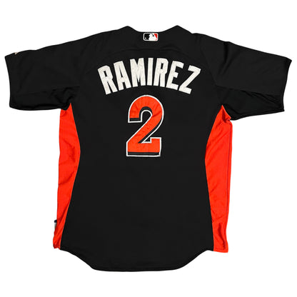 Hanley Ramirez Miami Marlins Spring Training/BP Jersey - M
