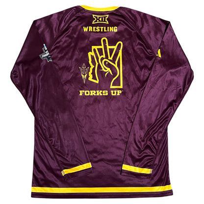Team Issued Arizona State Sun Devils 2025 NCAA Championships Shirt - M
