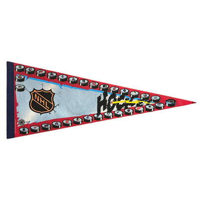 Vintage NHL Team Logos Pennant