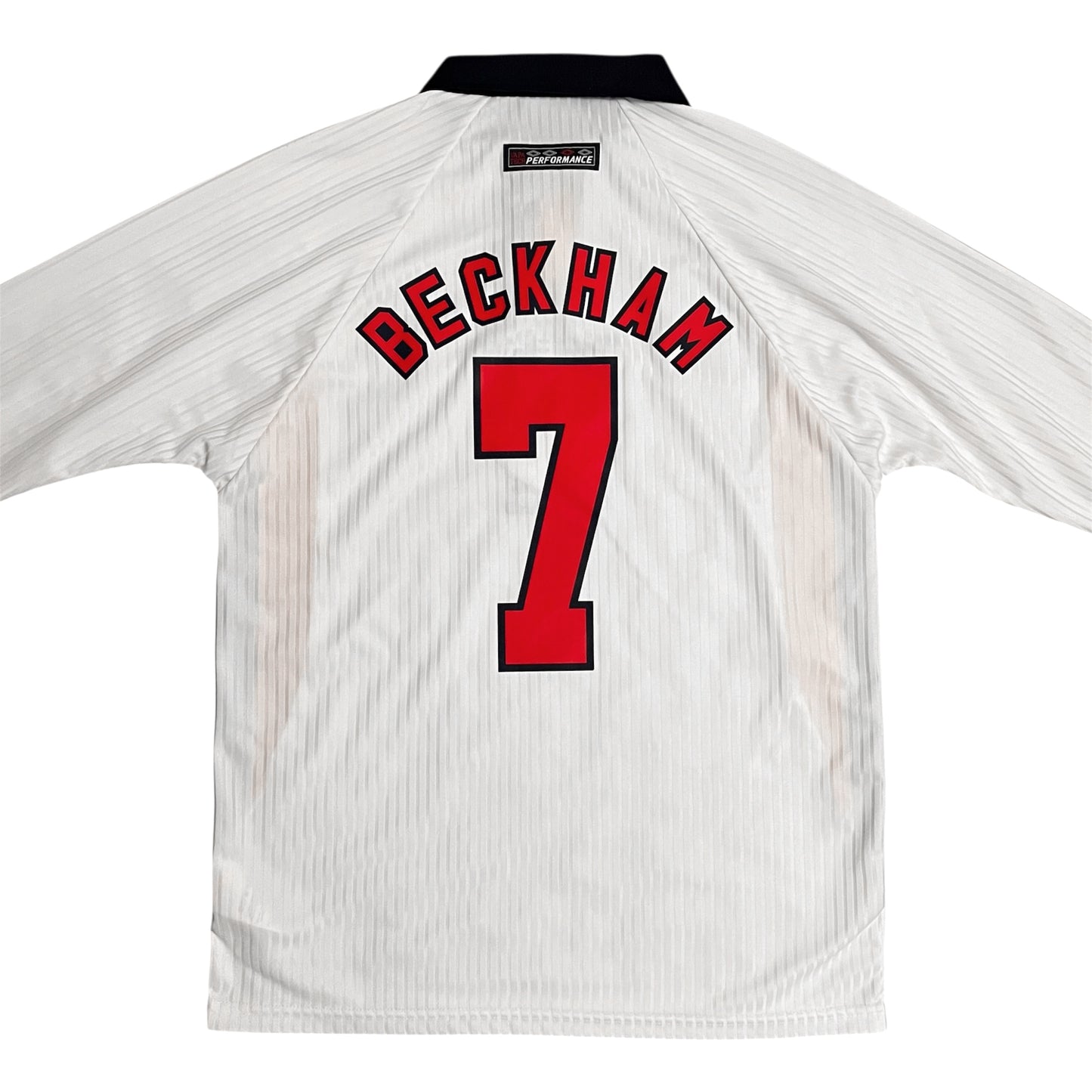 David Beckham England 1998 World Cup Jersey - M