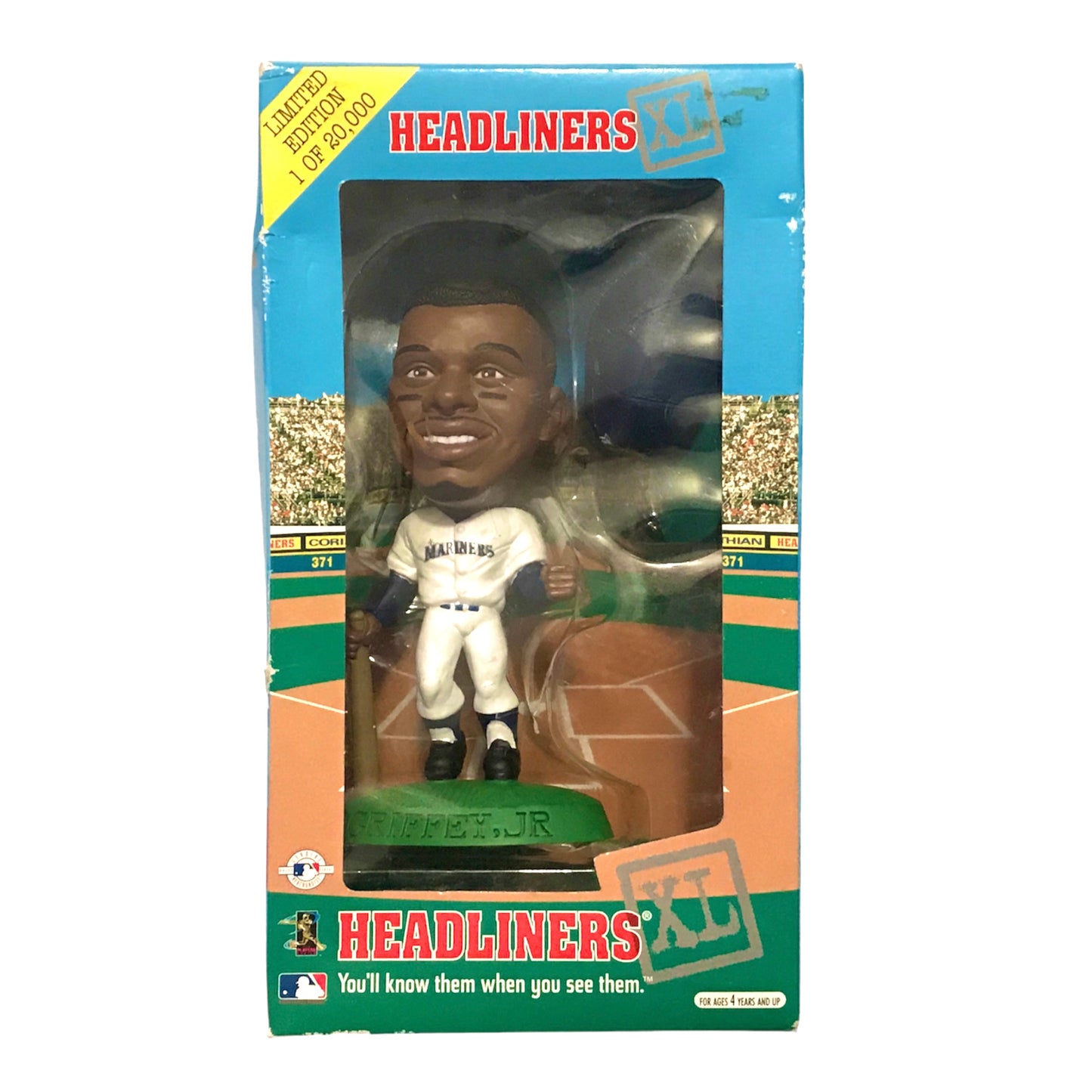 Vintage Ken Griffey Jr Home Seattle Mariners Figure With Hat