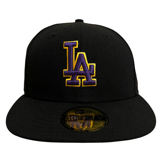 Los Angeles Dodgers Lakers Crossover Hat - 7 1/4