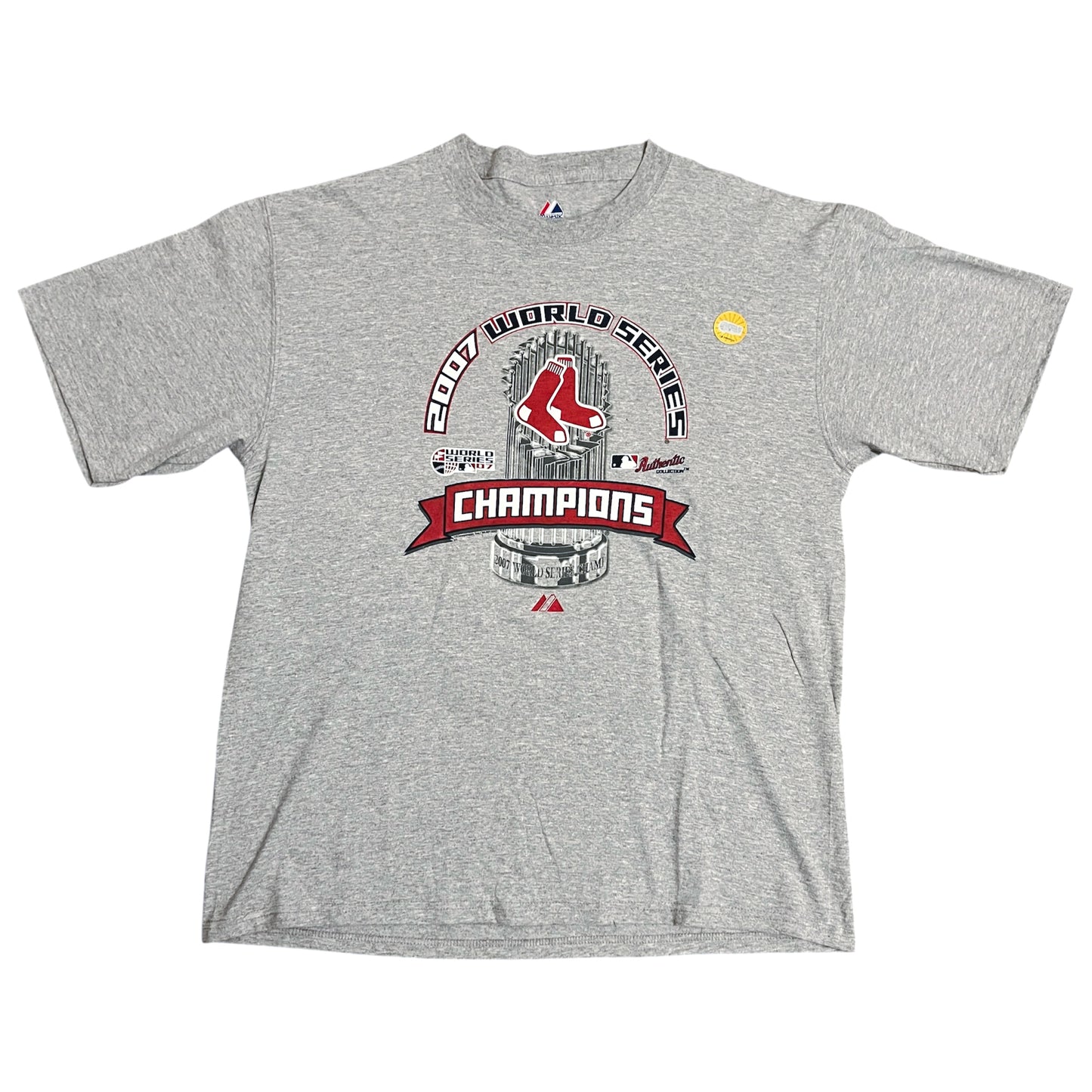 2007 World Series Champs Boston Red Sox Clubhouse Shirt - L