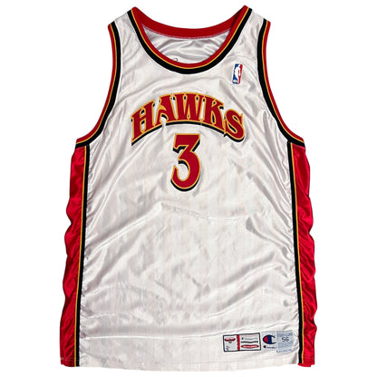 Authentic Atlanta Hawks Shareef Abdur-Rahim Pro Cut Jersey - 56