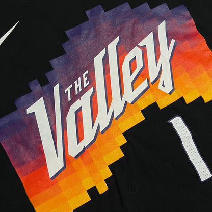 Devin Booker Phoenix Suns The Valley Name & Number Shirt - L