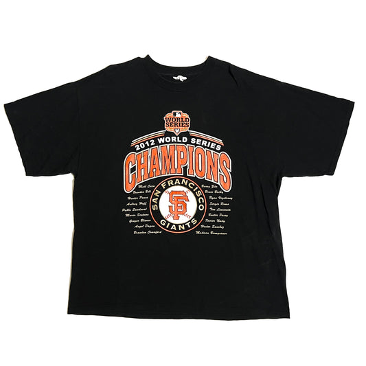 San Francisco Giants 2012 World Series Champions Roster Shirt