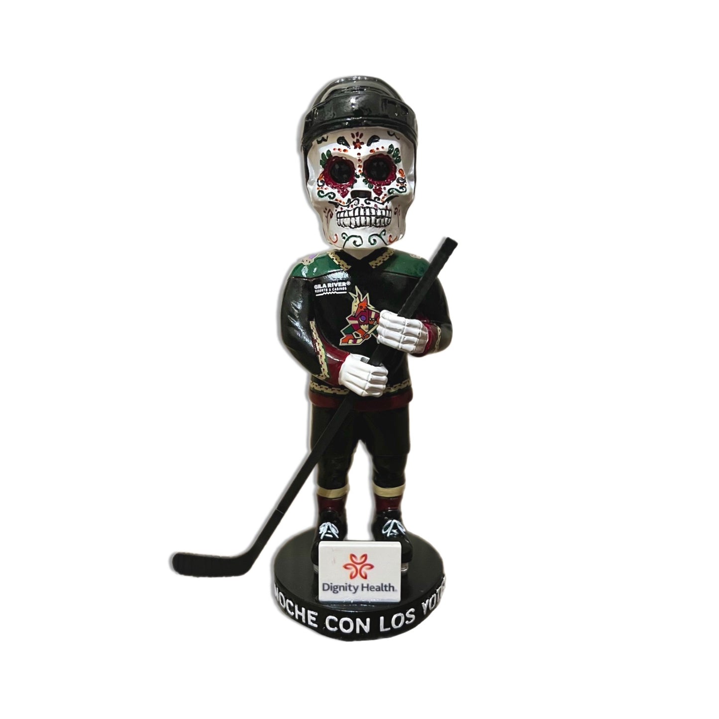 Arizona Coyotes Sugar Skull in Kachina Uniform Bobblehead
