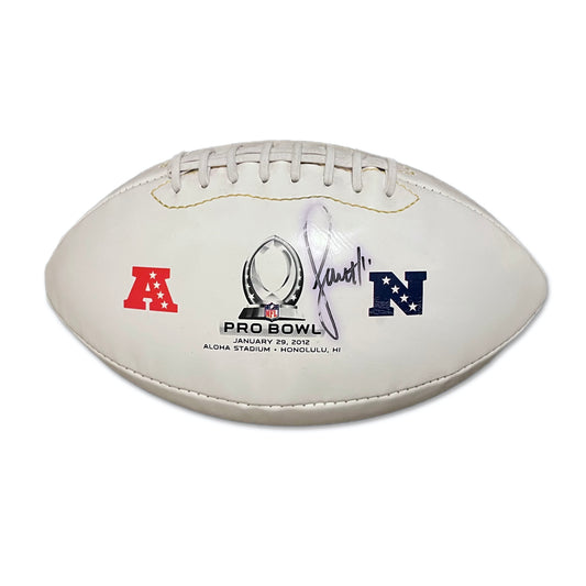 2012 NFL Pro Bowl Ball Signed by Larry Fitzgerald