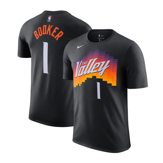 Devin Booker Phoenix Suns The Valley Name & Number Shirt - L