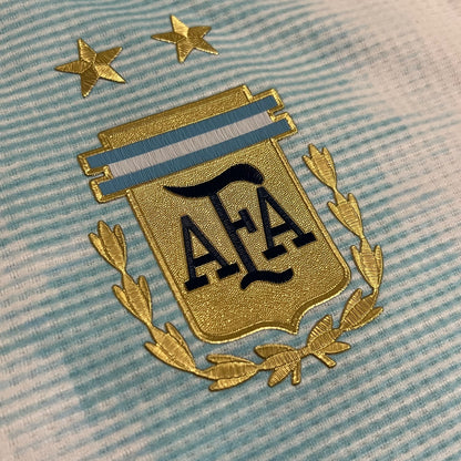Authentic Argentina 2019 Adidas Home White Jersey - M