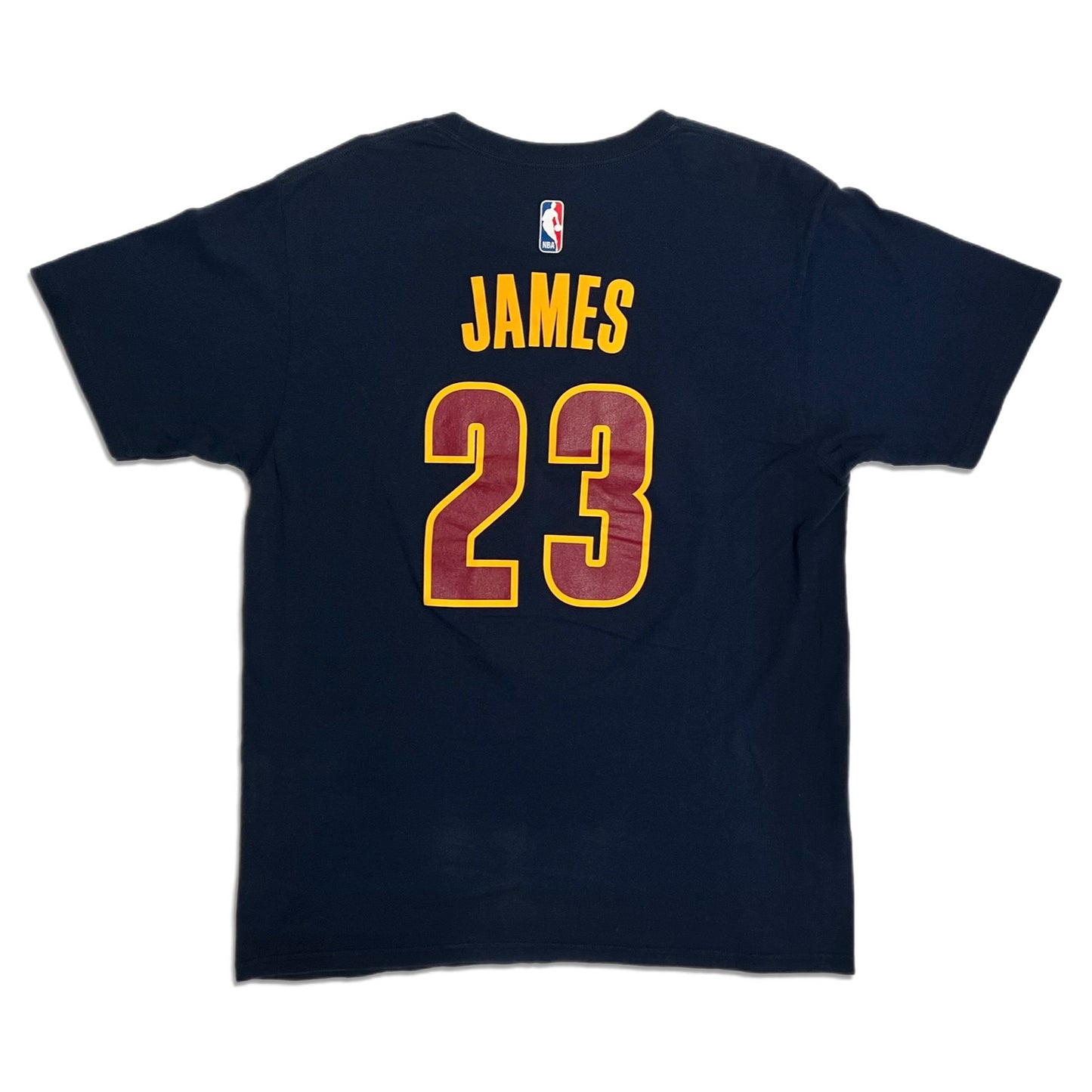 Lebron James Cleveland Cavaliers Name & Number Shirt - L