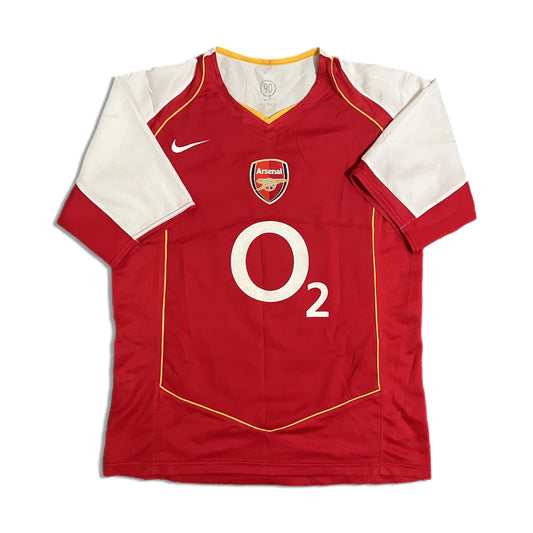 04/05 Arsenal T90 Nike O2 Home Jersey - M