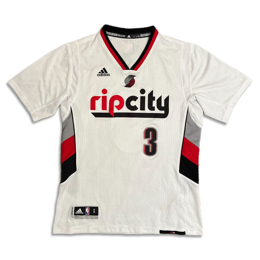 CJ McCollum Portland Trailblazers 2016 Rip City Sleeve Jersey - S