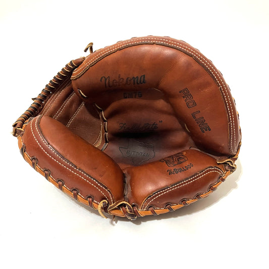 Vintage Nokona Leather Catcher’s Mitt Right Hand Baseball Glove
