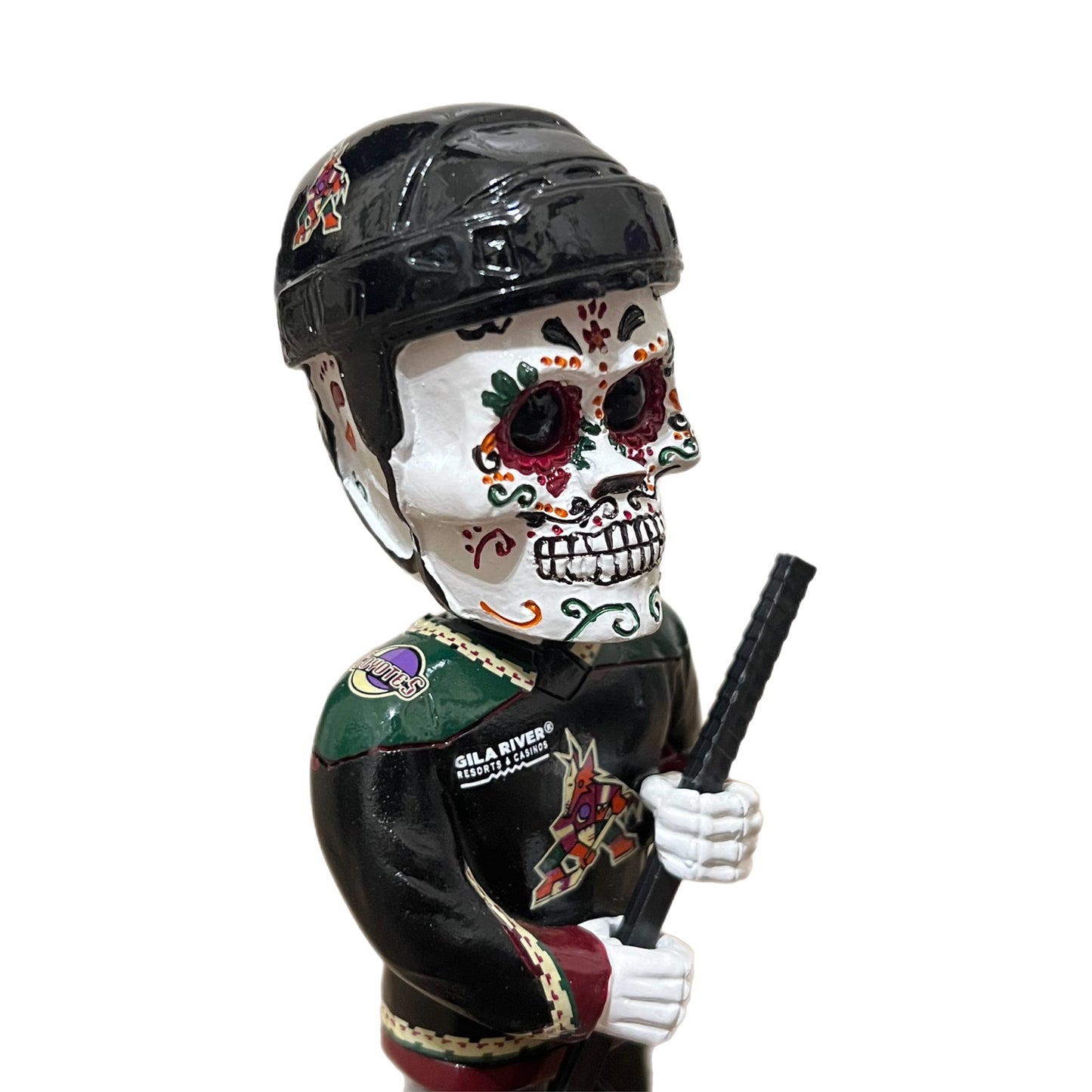 Arizona Coyotes Sugar Skull in Kachina Uniform Bobblehead