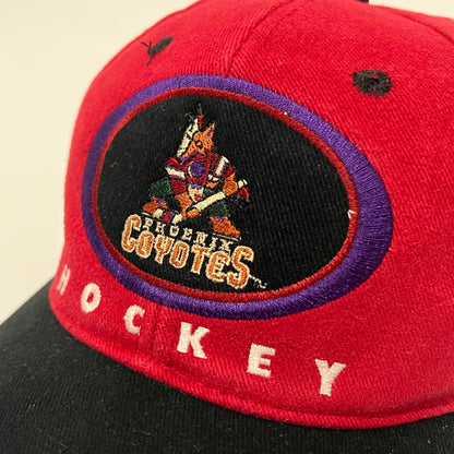 Vintage Drew Pearson Phoenix Coyotes Hockey Snapback