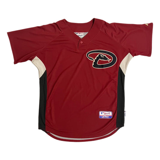 Authentic 2008-10 Arizona Diamondbacks Spring Training & BP Jersey - XL