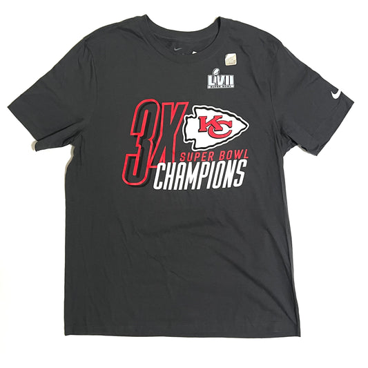 Kansas City Chiefs 3x Champs Shirt - L