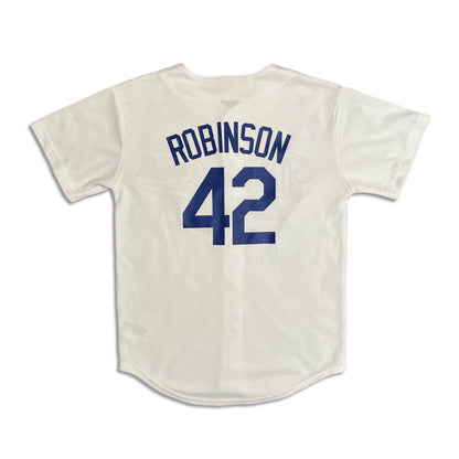Jackie Robinson Brooklyn Dodgers Majestic Cooperstown Collection Jersey - YM