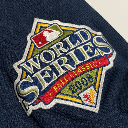 2008 World Series Team Issued Joe Maddon Long Sleeve - XL