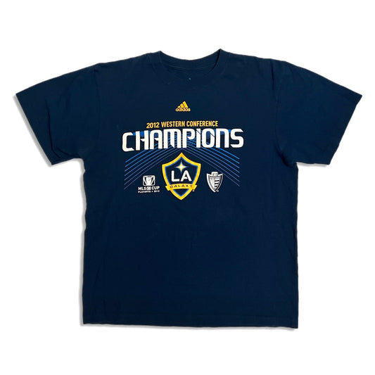 LA Galaxy 2012 MLS Western Conference Champs Shirt - L