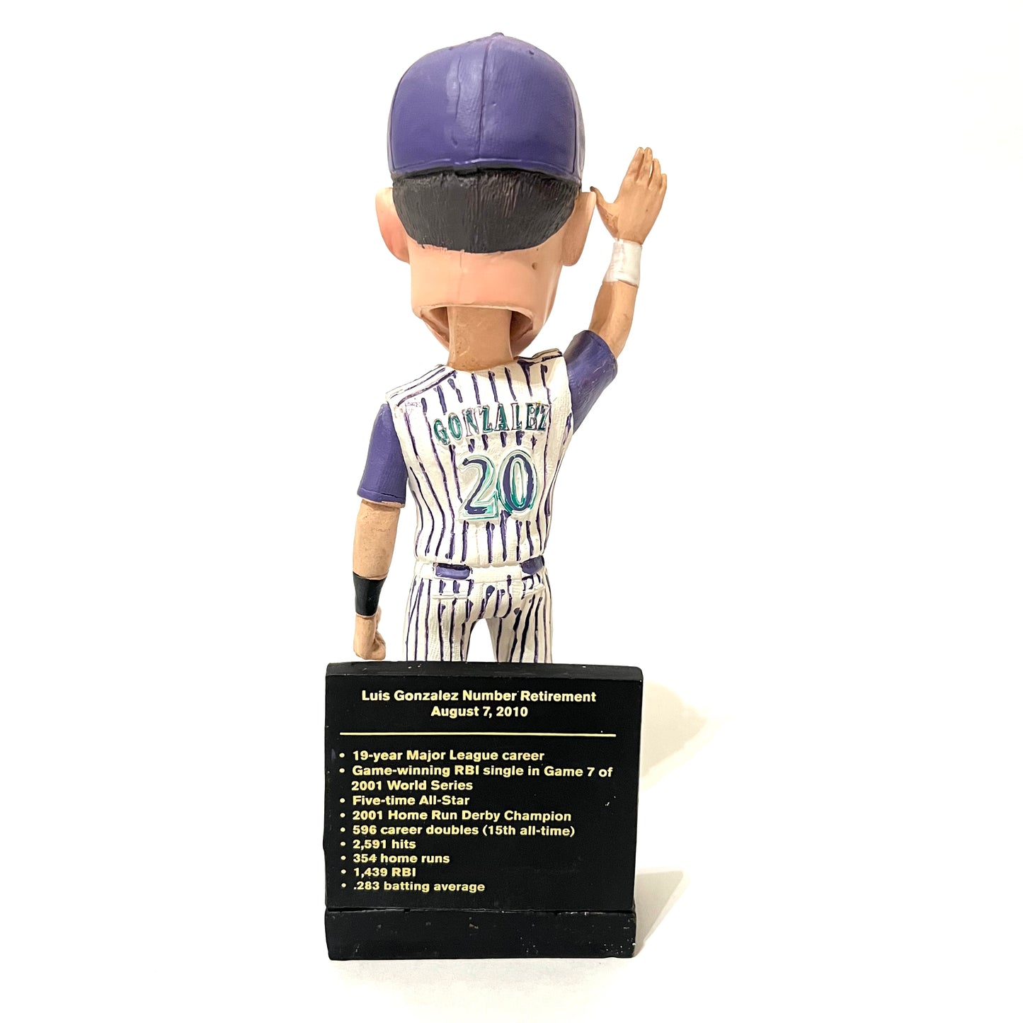 Luis Gonzalez Arizona Diamondbacks Number Retirement Bobblehead