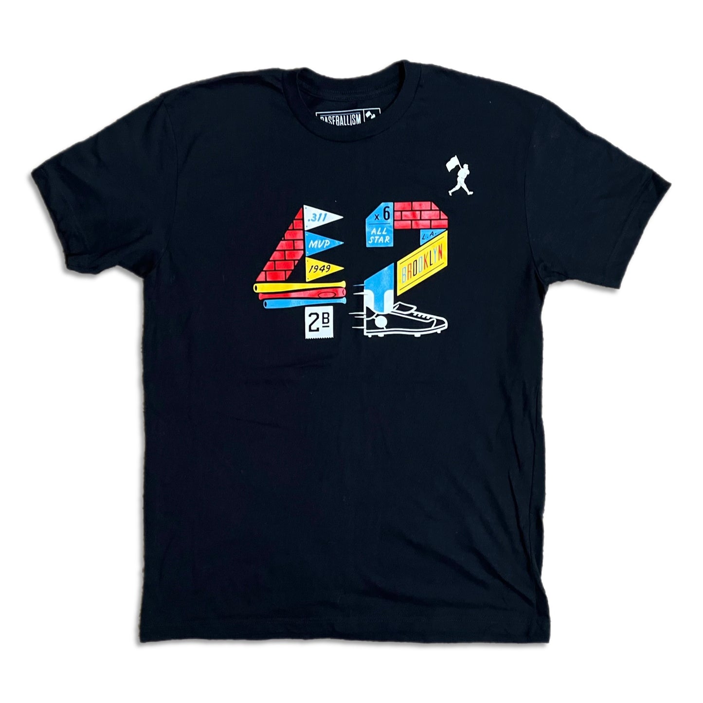 Jackie Robinson ‘42’ Baseballism Shirt - L