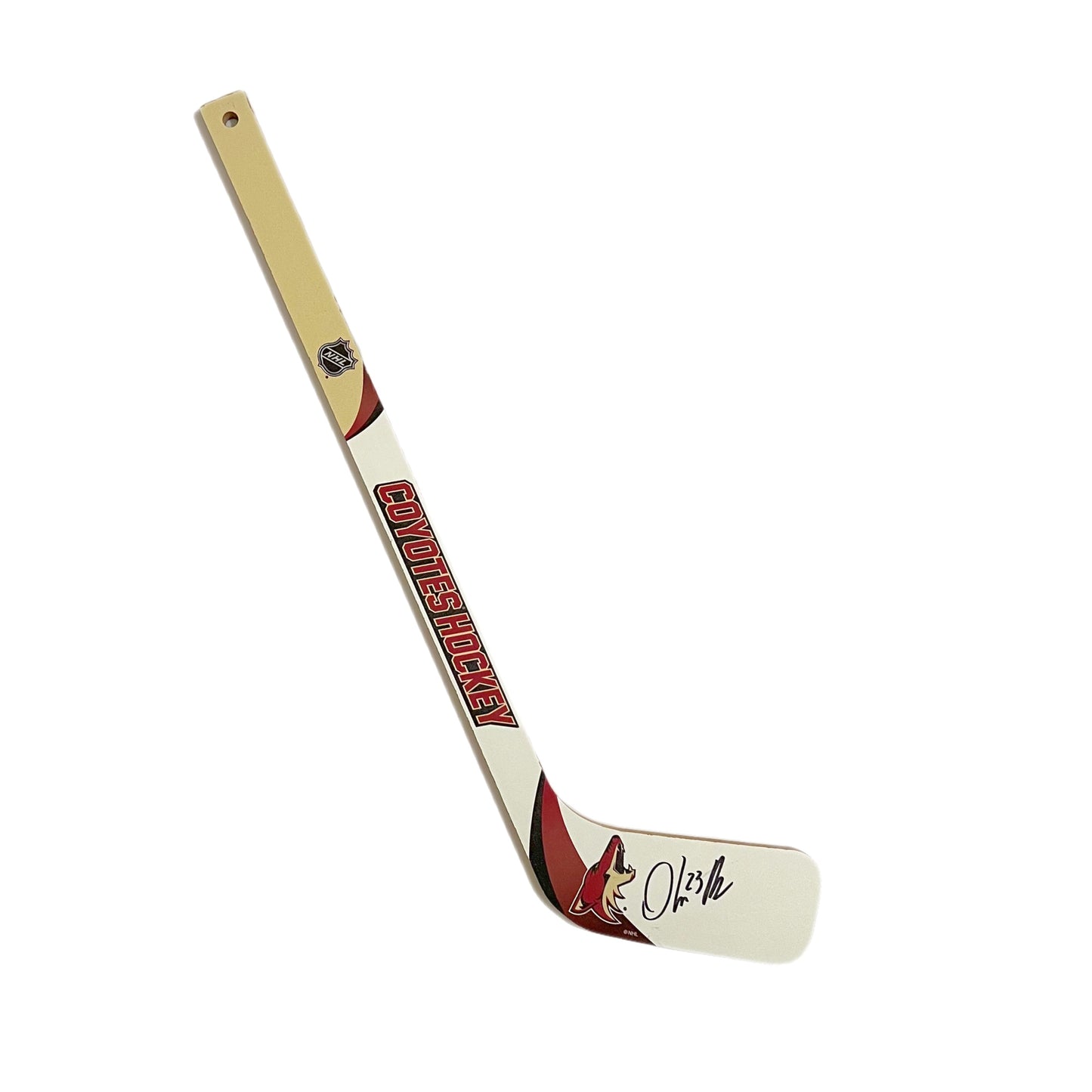 Signed Oliver Ekman Larsson Arizona Coyotes Mini Hockey Stick with COA