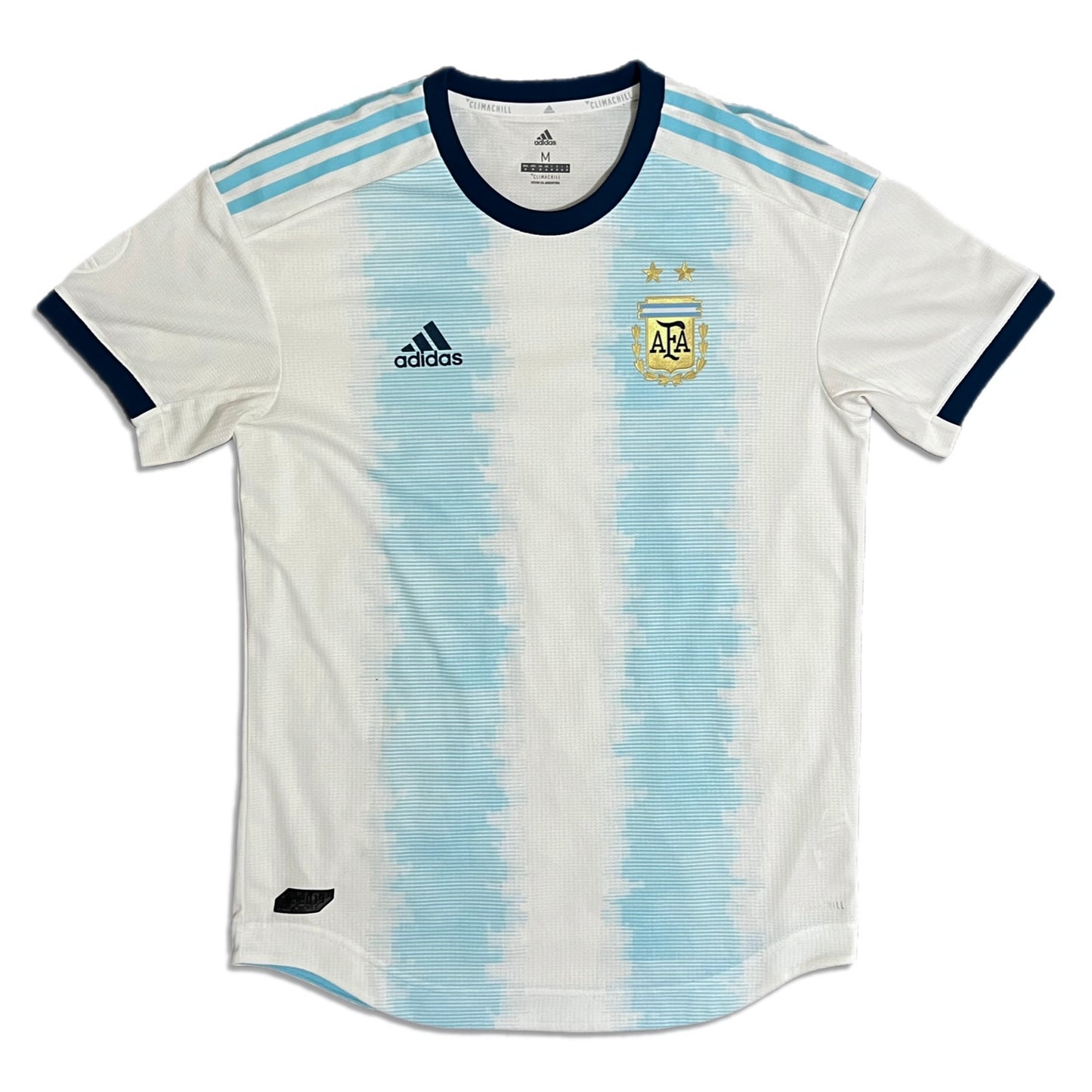 Authentic Argentina 2019 Adidas Home White Jersey - M