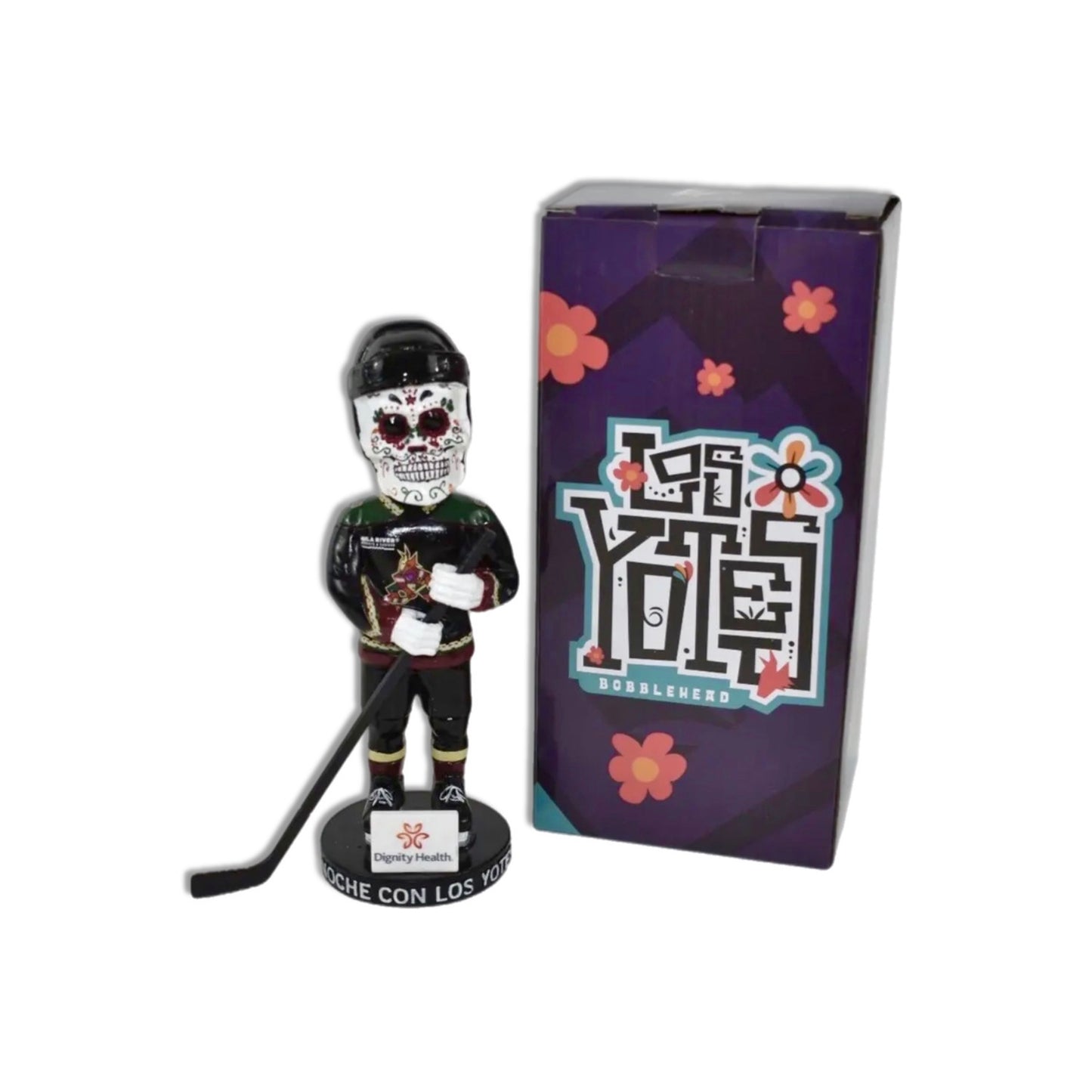 Arizona Coyotes Sugar Skull in Kachina Uniform Bobblehead